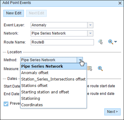 Choosing the route and measure method